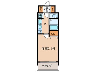 プレサンス泉セントマーク(609)の物件間取画像